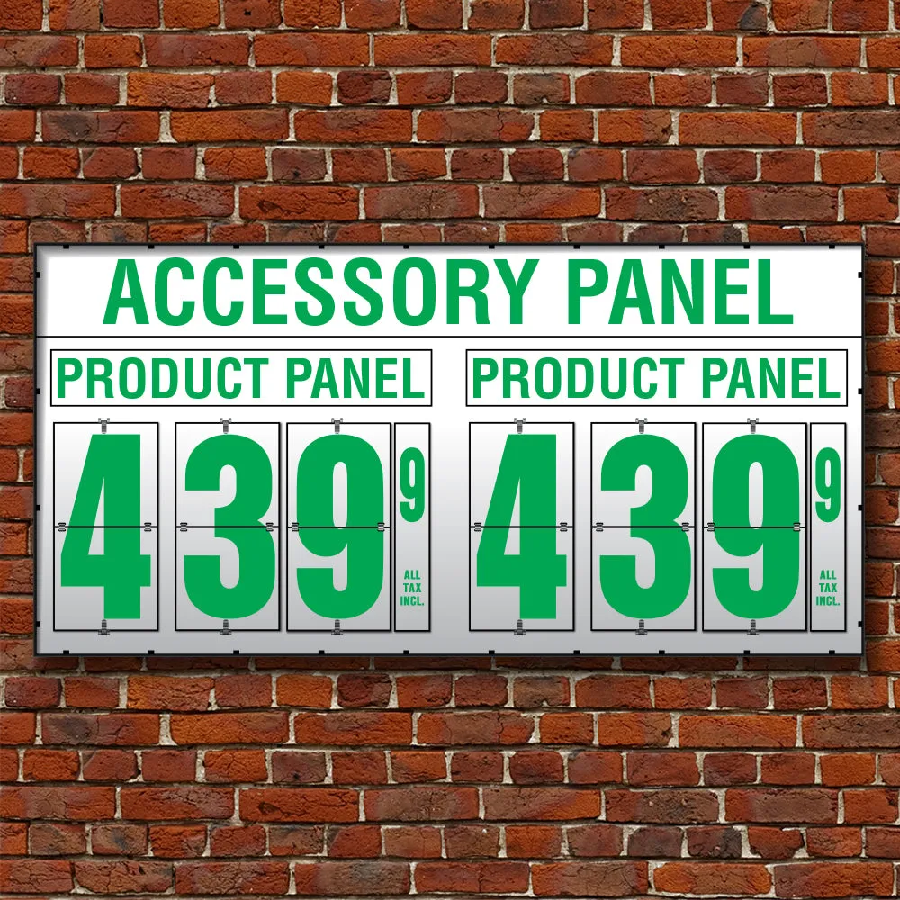 16" Flip Numbers- Two-Product, Horizontal Pole or Wall Mount