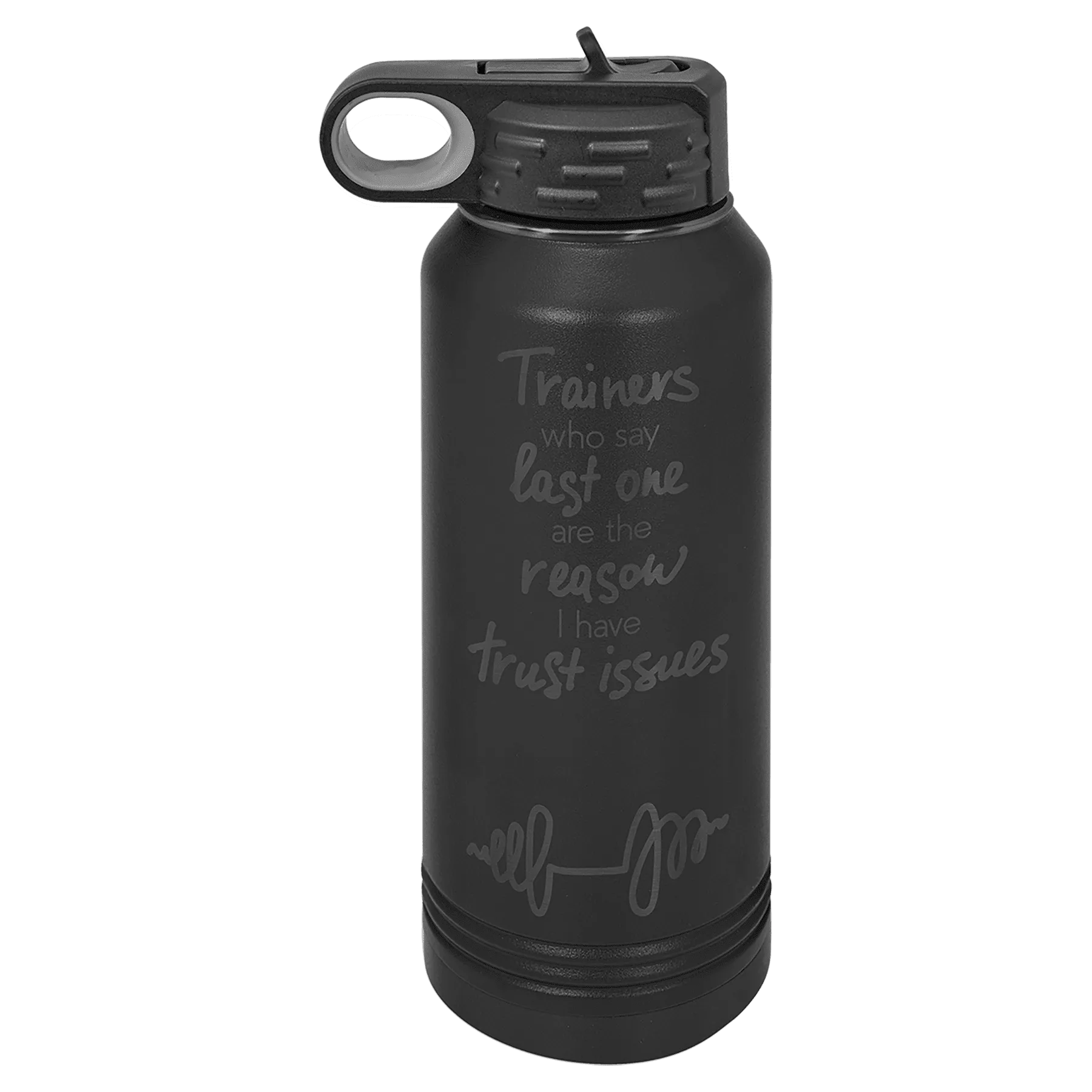 32 oz Stainless Steel Powder Coated Blank Insulated Sport Water Bottle Polar Camel