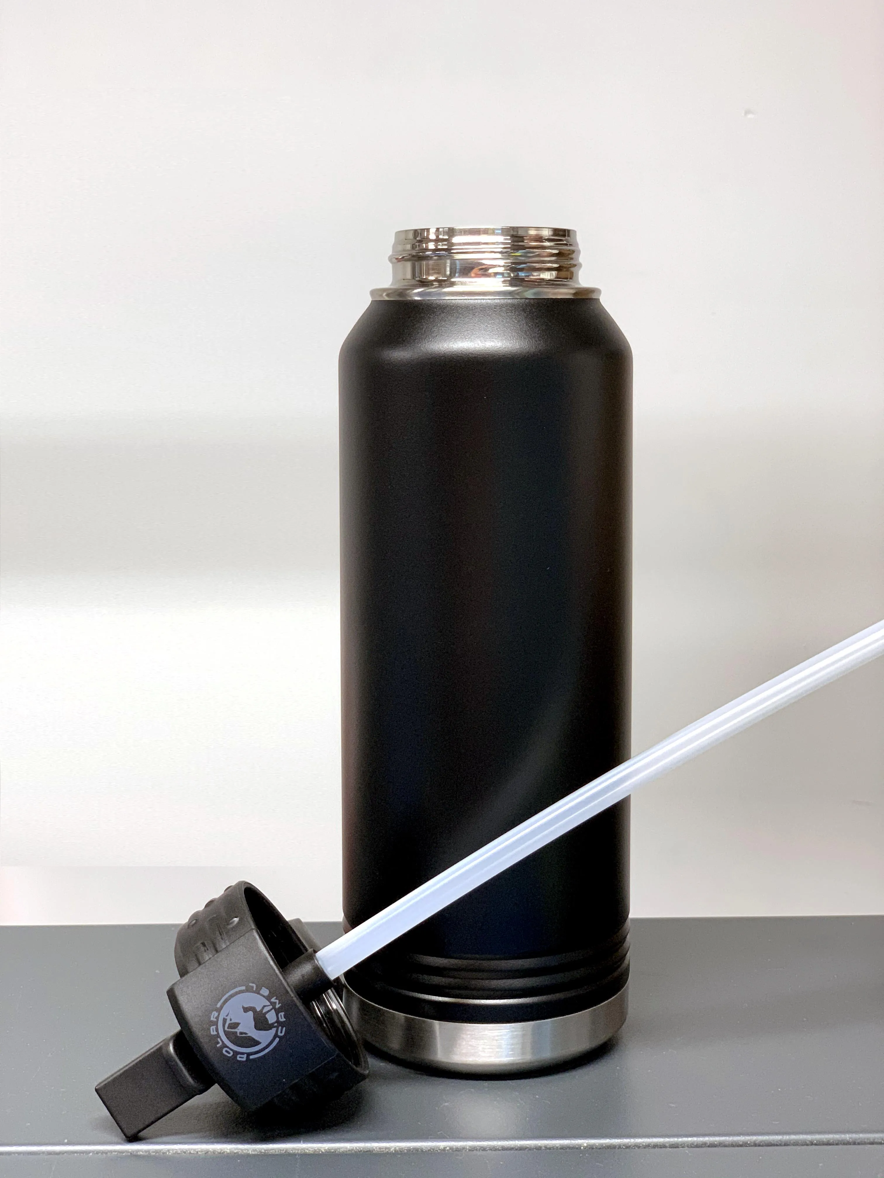 32 oz Stainless Steel Powder Coated Blank Insulated Sport Water Bottle Polar Camel