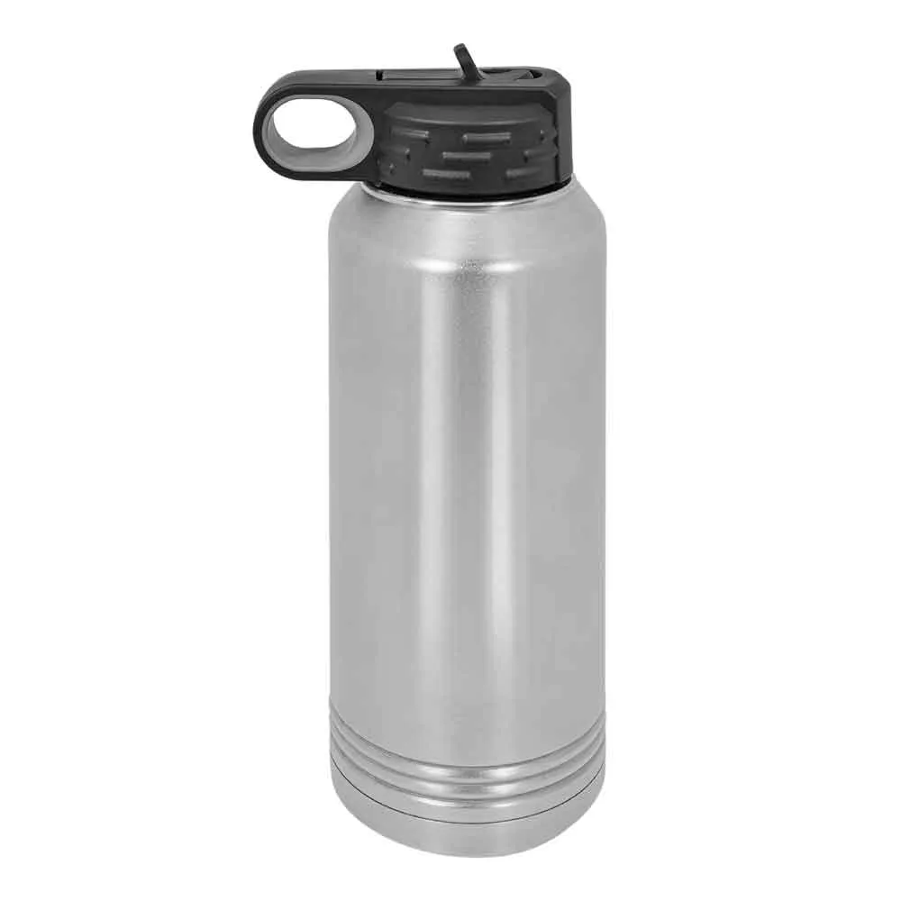 32 oz Stainless Steel Powder Coated Blank Insulated Sport Water Bottle Polar Camel