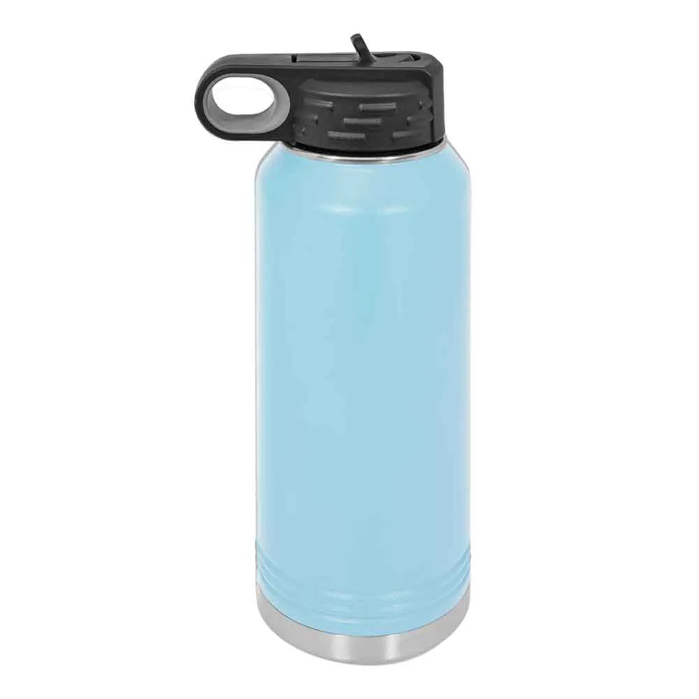 32 oz Stainless Steel Powder Coated Blank Insulated Sport Water Bottle Polar Camel