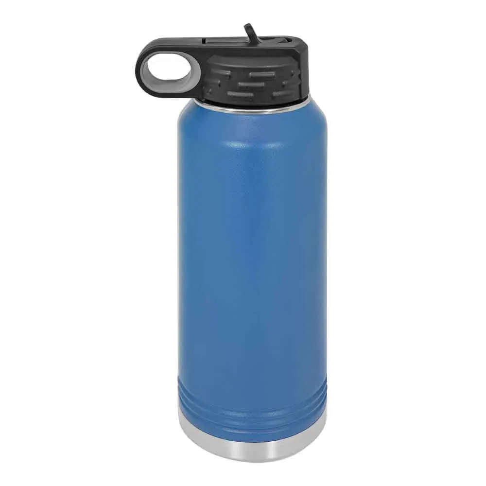 32 oz Stainless Steel Powder Coated Blank Insulated Sport Water Bottle Polar Camel