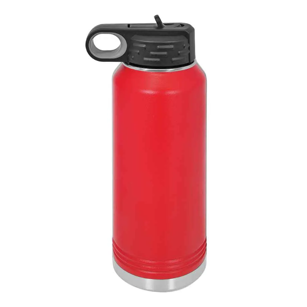 32 oz Stainless Steel Powder Coated Blank Insulated Sport Water Bottle Polar Camel