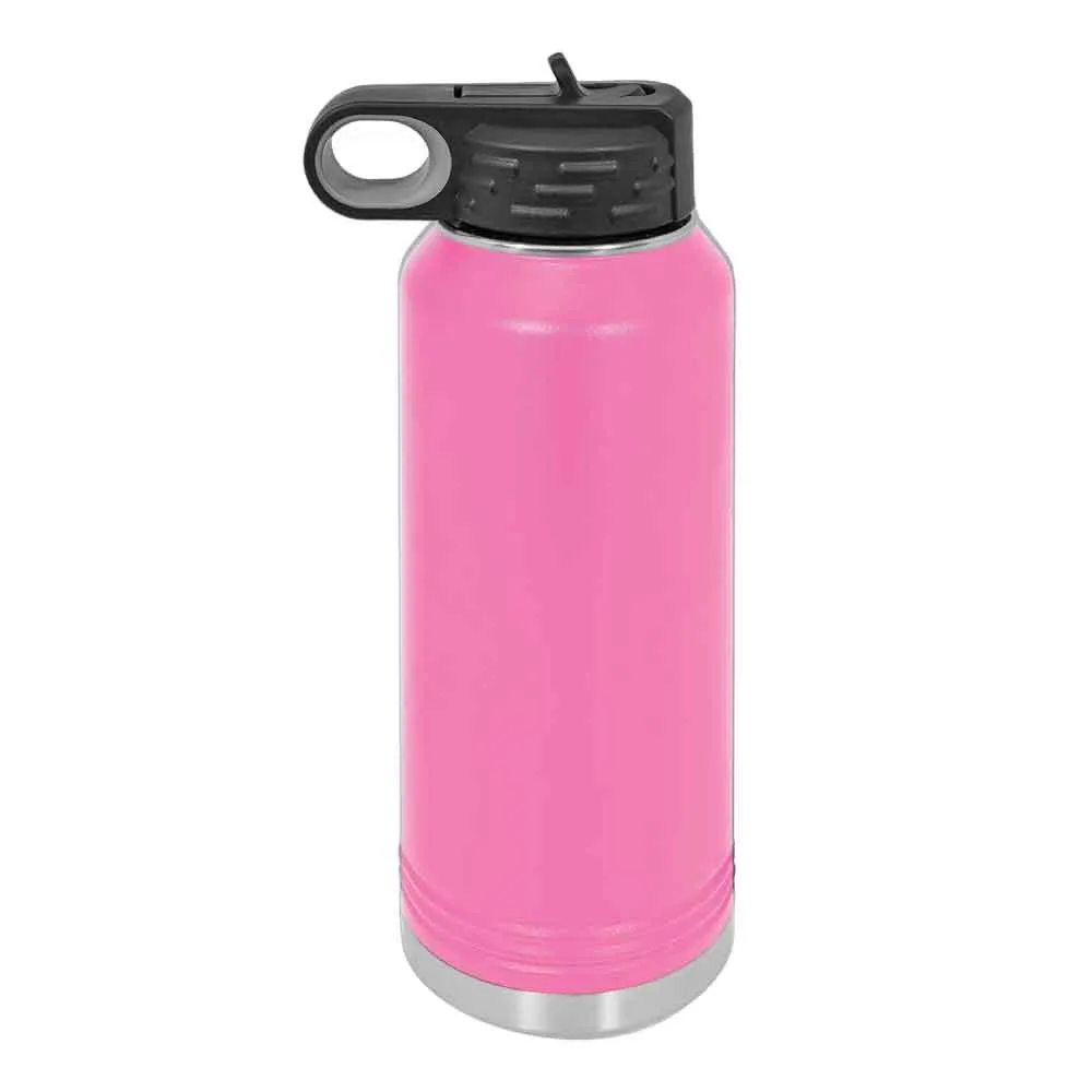 32 oz Stainless Steel Powder Coated Blank Insulated Sport Water Bottle Polar Camel