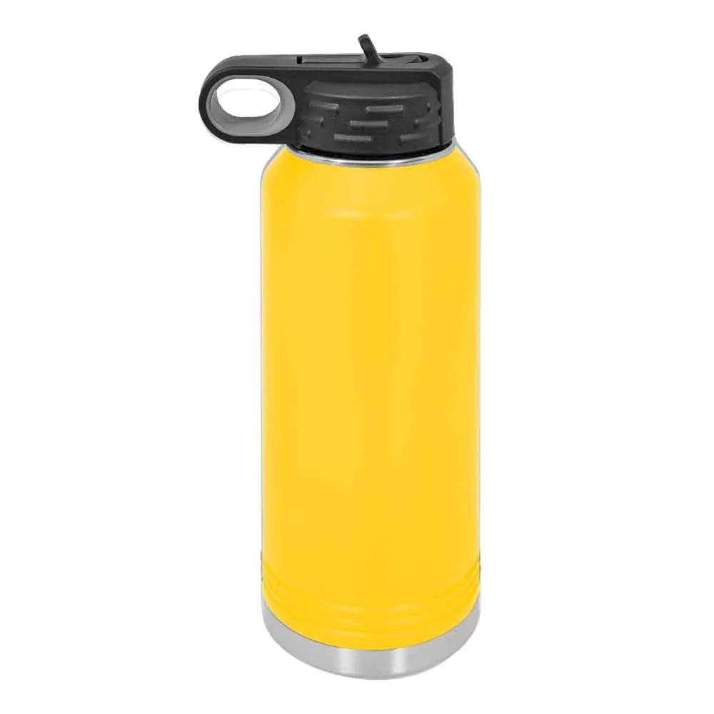 32 oz Stainless Steel Powder Coated Blank Insulated Sport Water Bottle Polar Camel