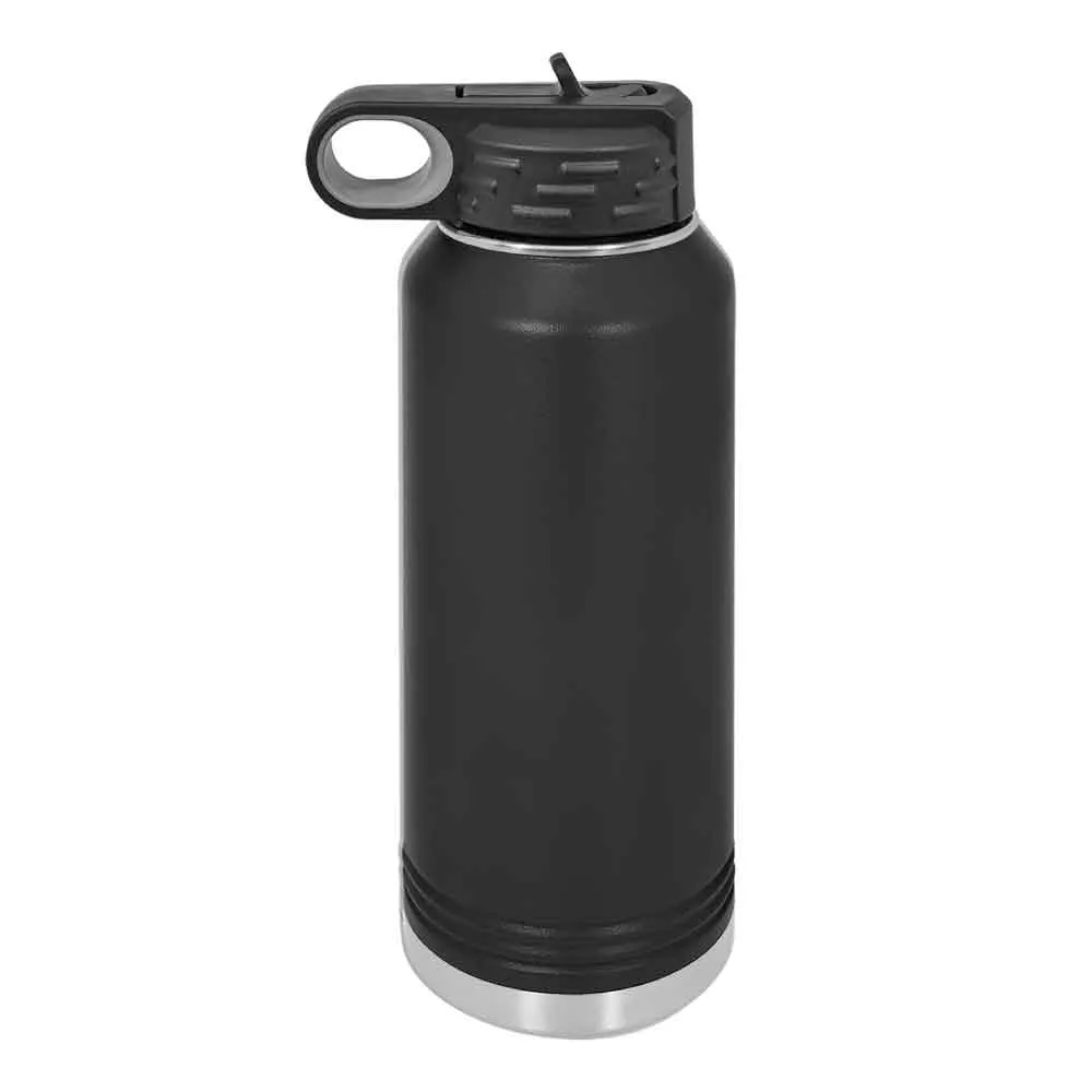 32 oz Stainless Steel Powder Coated Blank Insulated Sport Water Bottle Polar Camel
