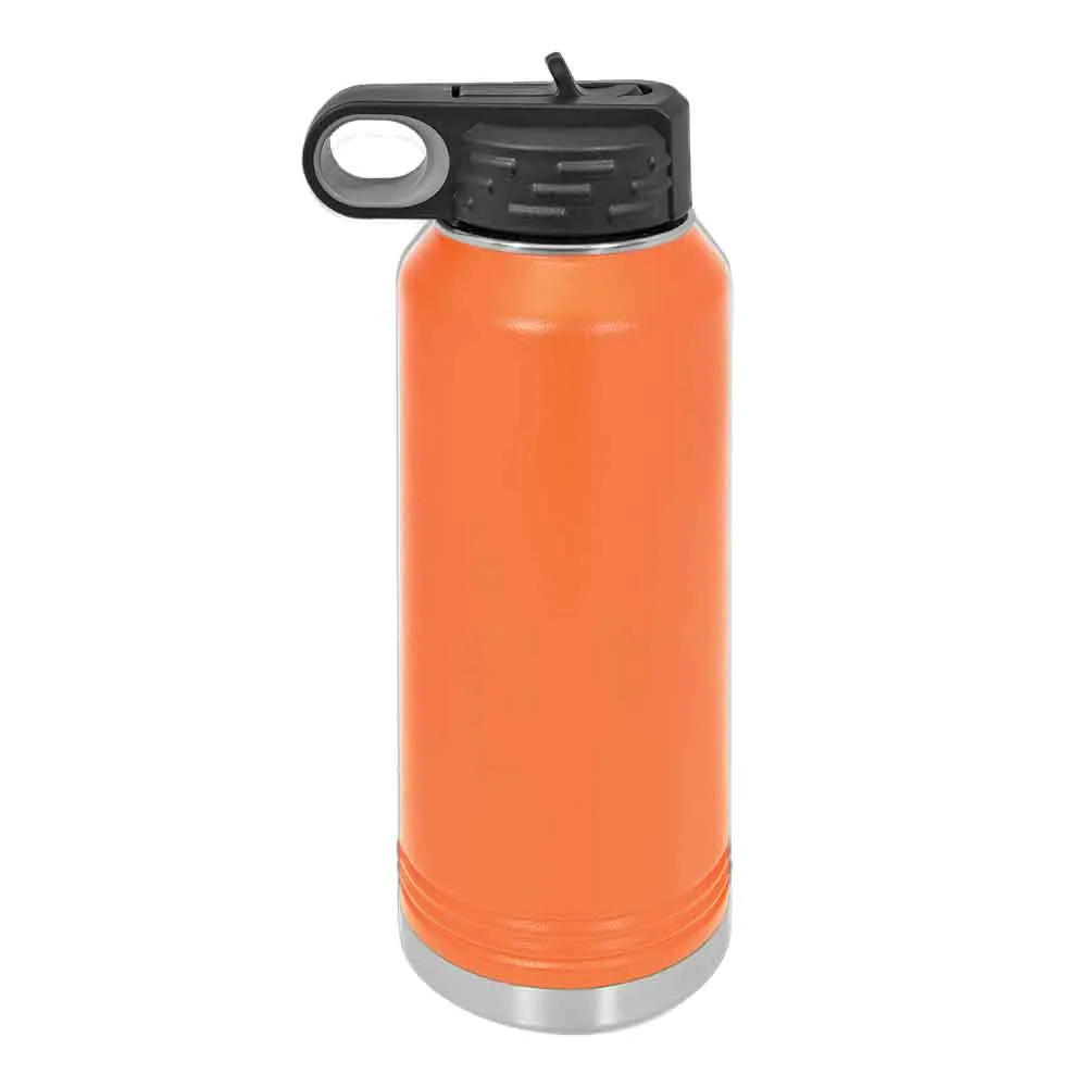 32 oz Stainless Steel Powder Coated Blank Insulated Sport Water Bottle Polar Camel
