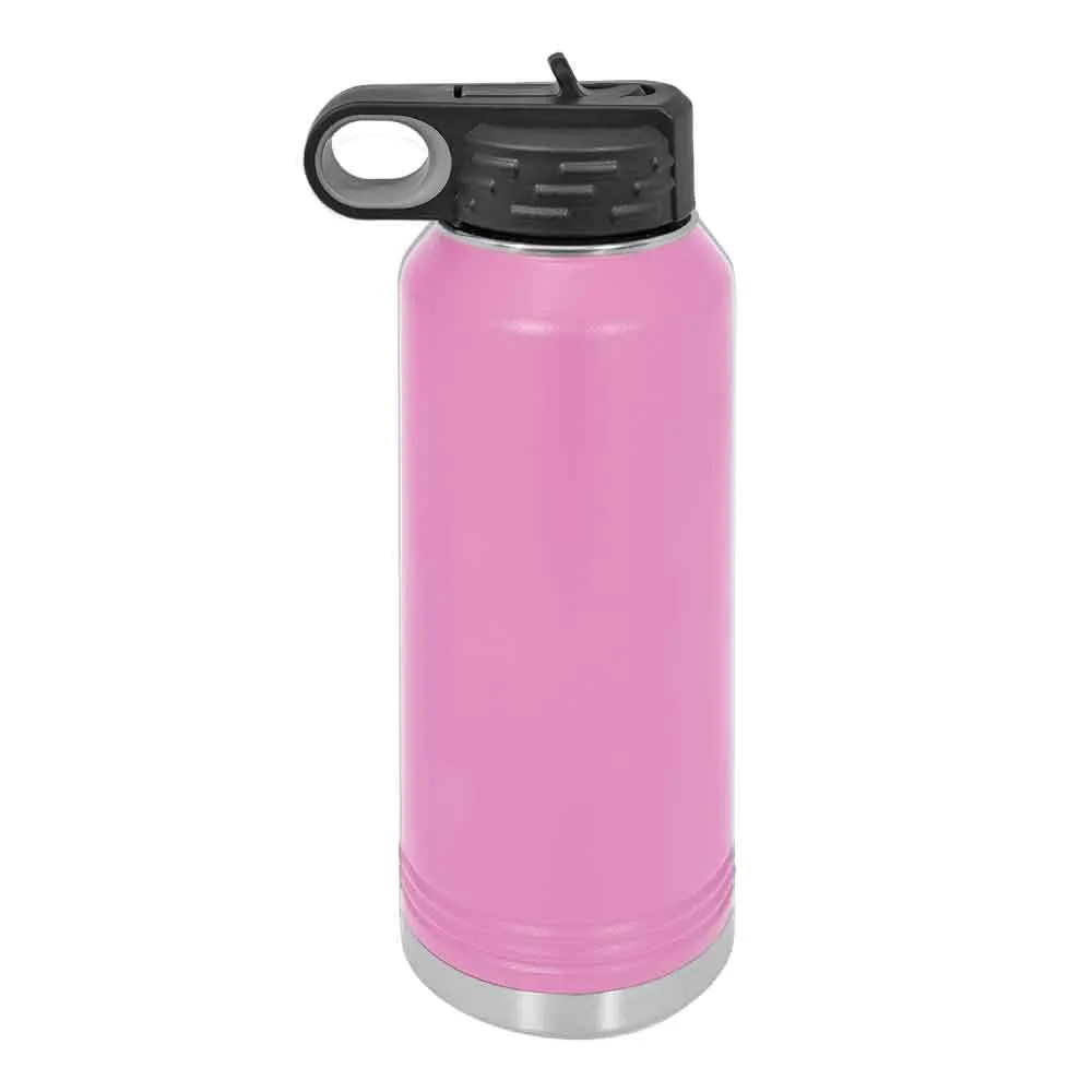 32 oz Stainless Steel Powder Coated Blank Insulated Sport Water Bottle Polar Camel