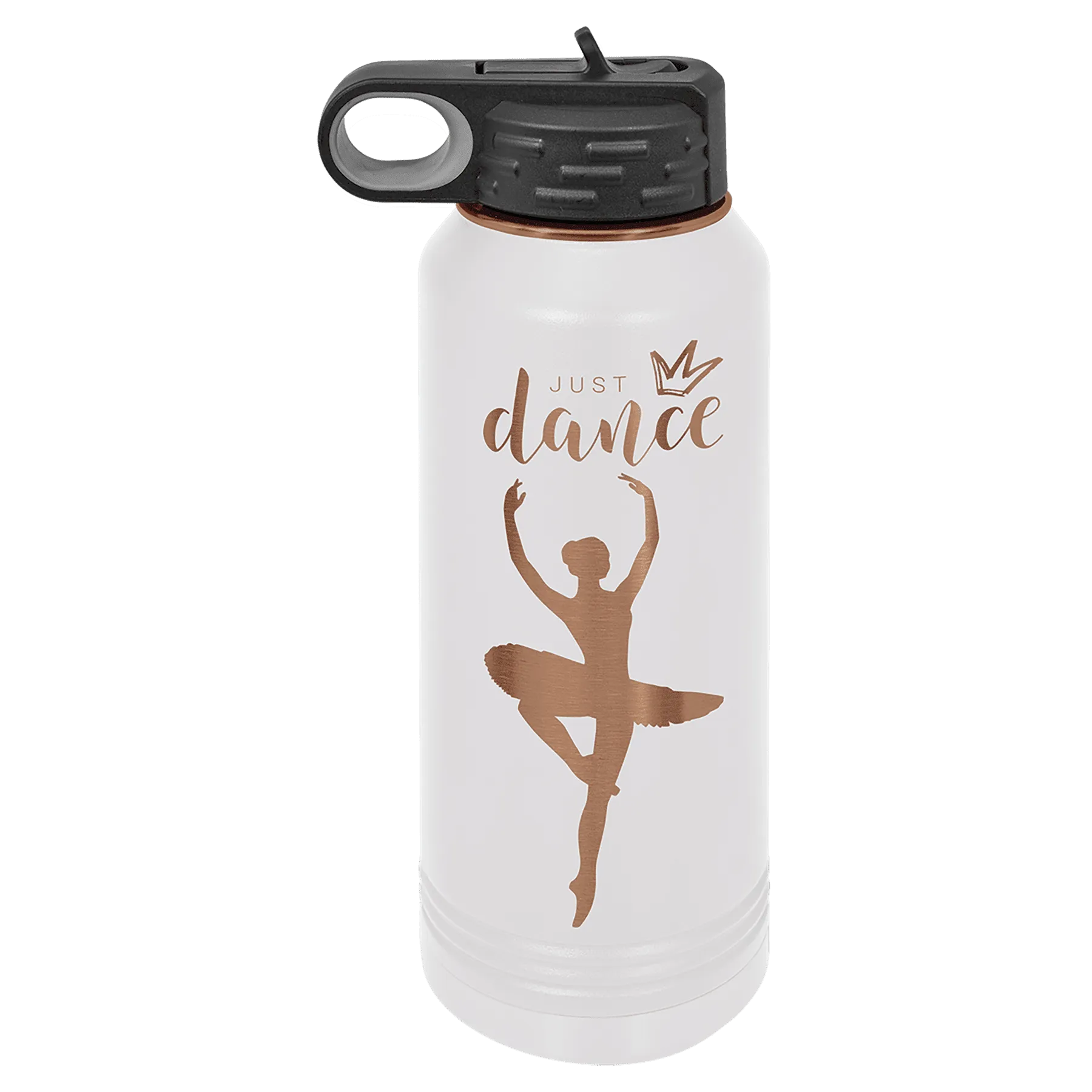 32 oz Stainless Steel Powder Coated Blank Insulated Sport Water Bottle Polar Camel