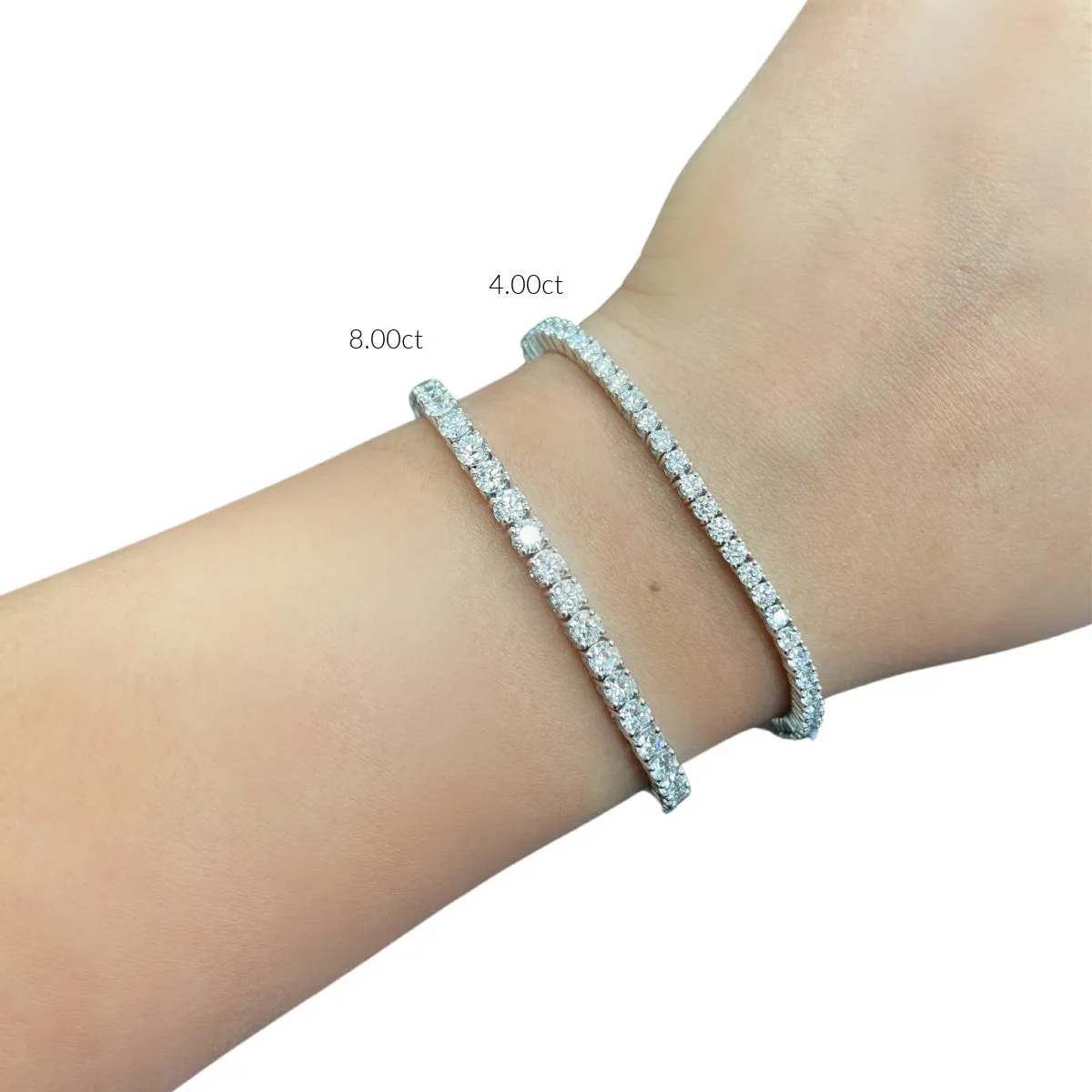 4.00ct Laboratory-Grown Diamond Tennis Bracelet