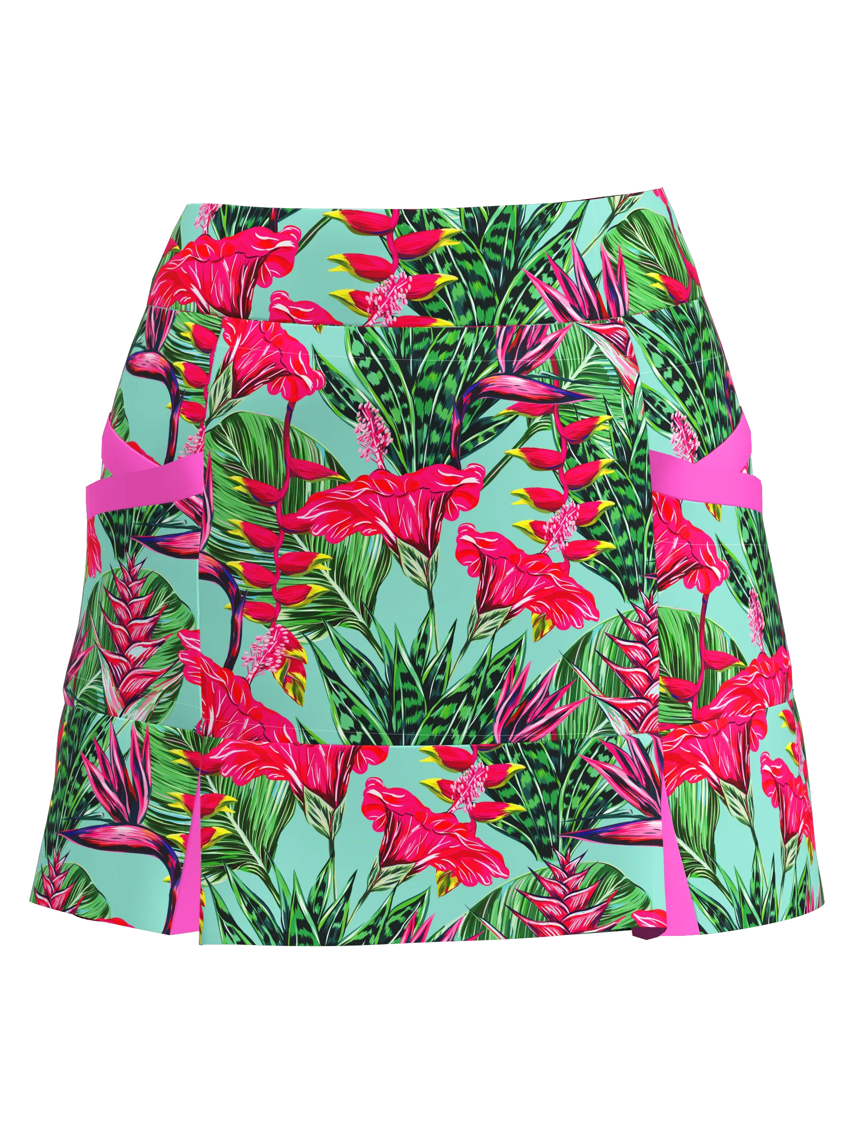 AB SPORT Women's Summer Garden Print TENNIS SKIRT BSKT04-SUG