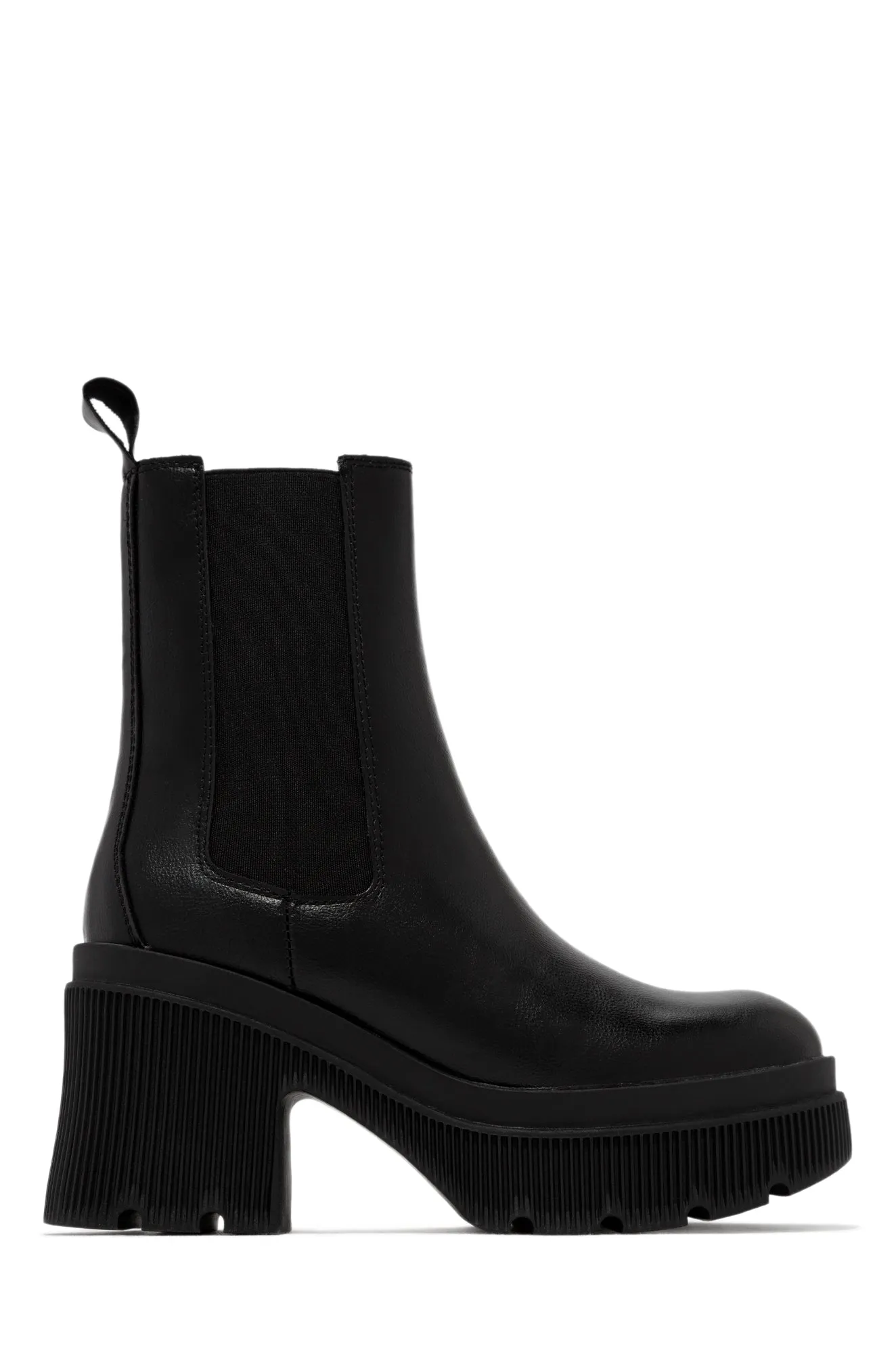 Addicted To You Platform Ankle Boots - Nude