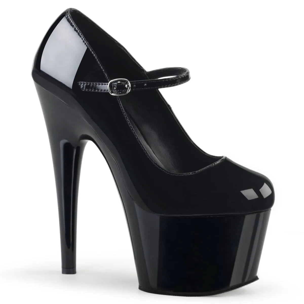 ADORE-787 Black Ankle High Heel