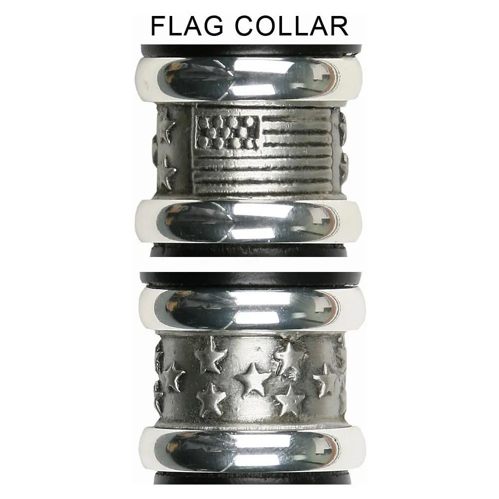 Air Force Coat of Arms Knob Stick: Large Knob, Pewter Collar