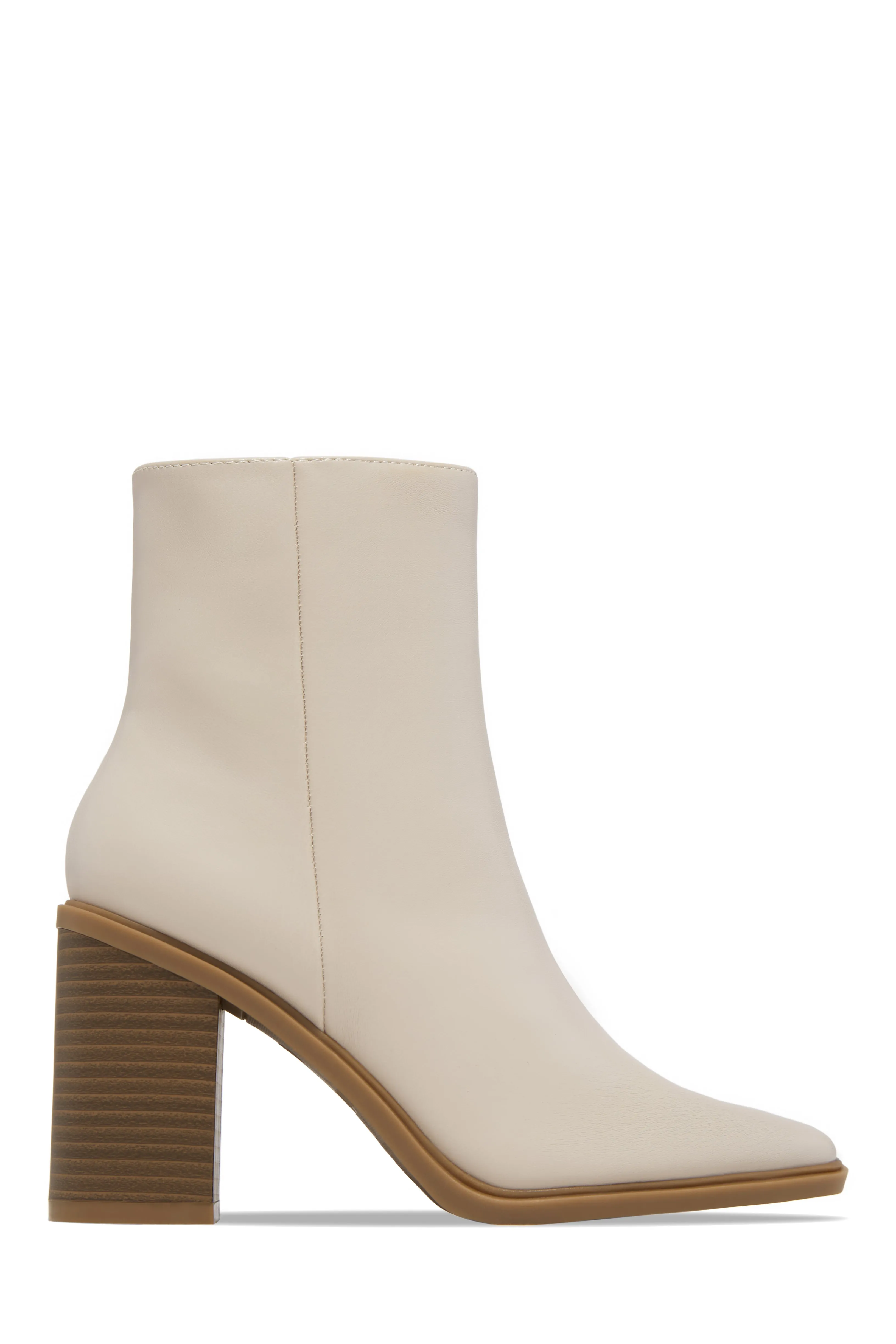 Alette Block Heel Ankle Boots - Black