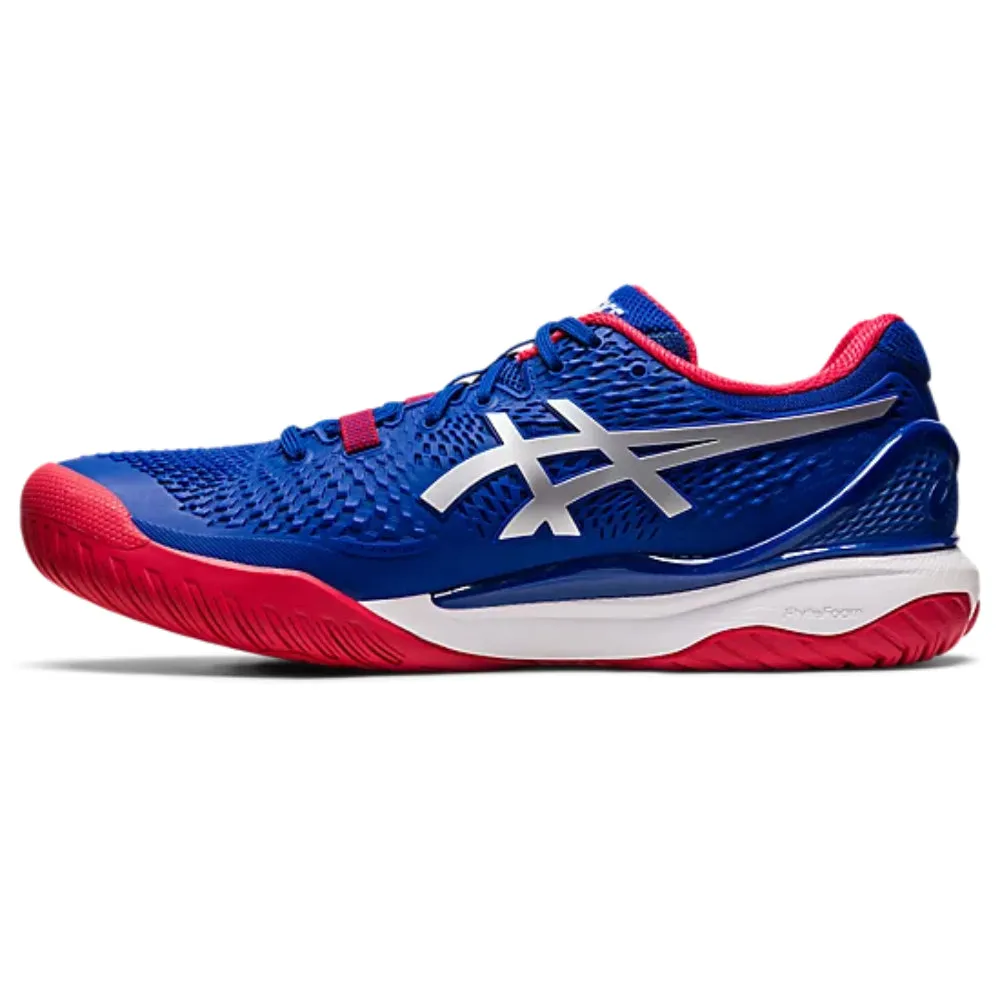 ASICS Men's Gel-Resolution 9 Limited Edition Tennis Shoe (Asics Blue/Pure Silver)