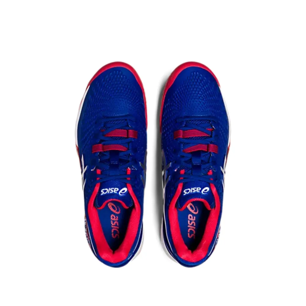 ASICS Men's Gel-Resolution 9 Limited Edition Tennis Shoe (Asics Blue/Pure Silver)