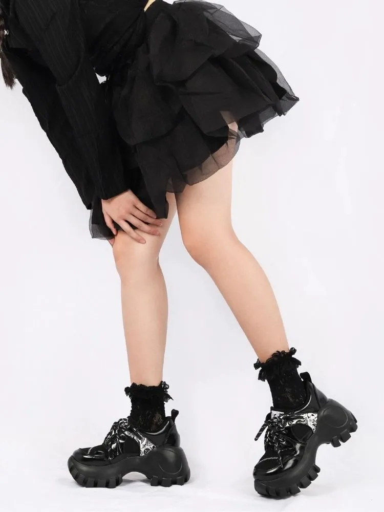 Autumn platform heel shoes【s0000004485】