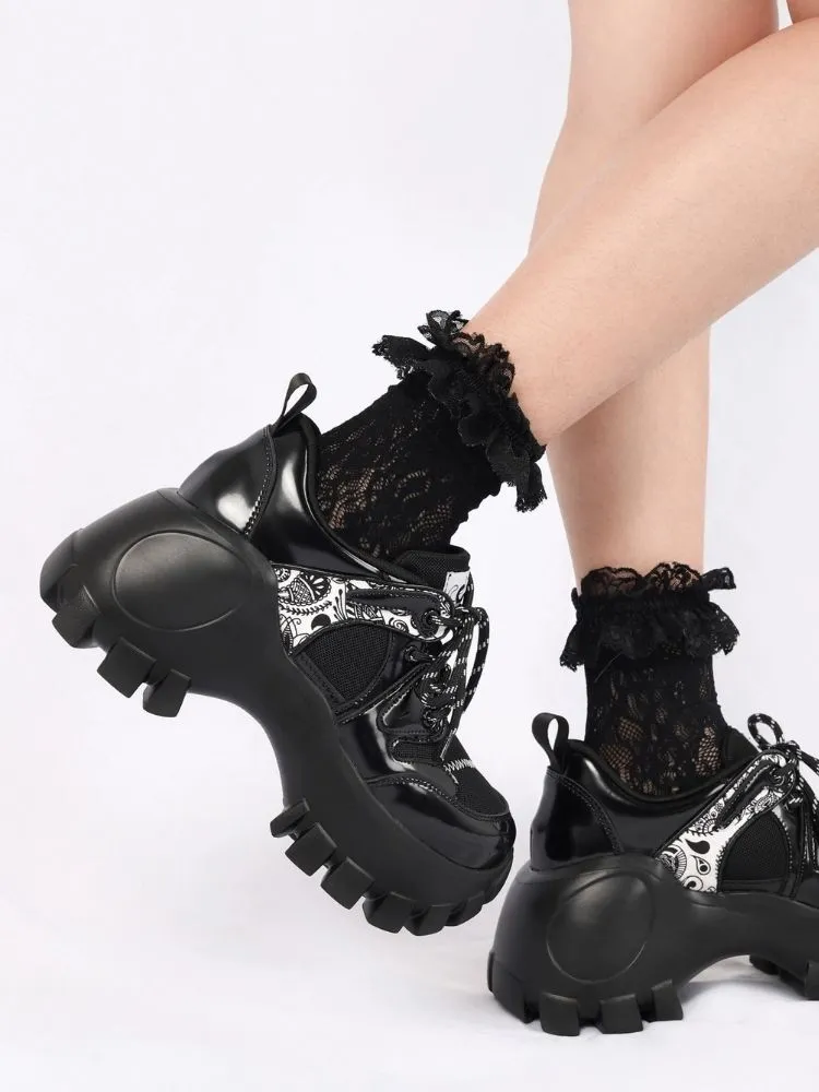Autumn platform heel shoes【s0000004485】