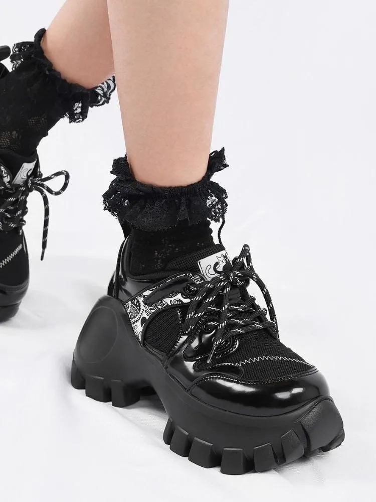 Autumn platform heel shoes【s0000004485】