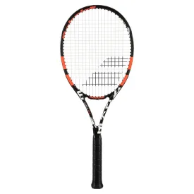 Babolat 121223 Evoke 105 Strung Tennis Racquet -Black/Orange