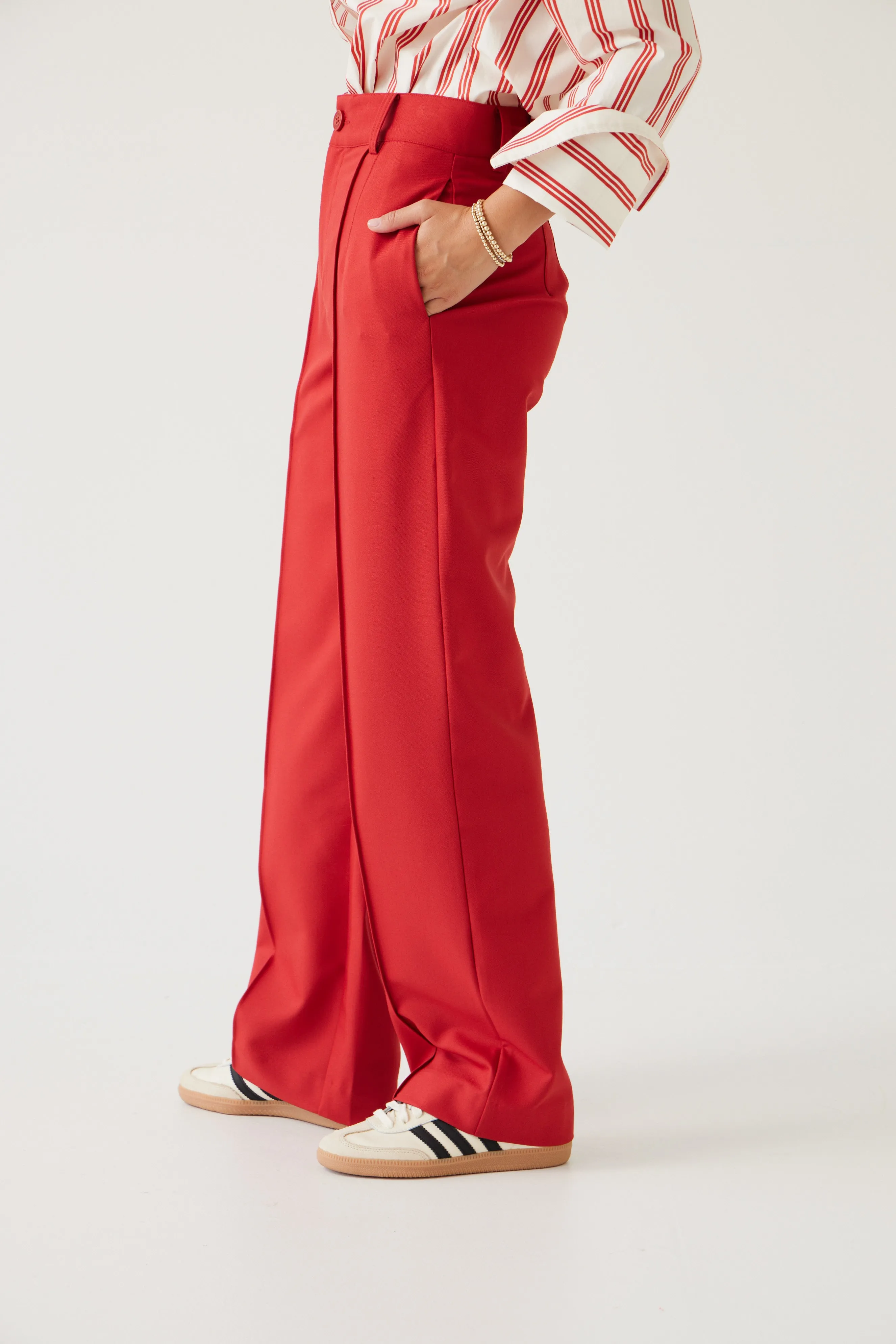 Base Pants | Cherry Red