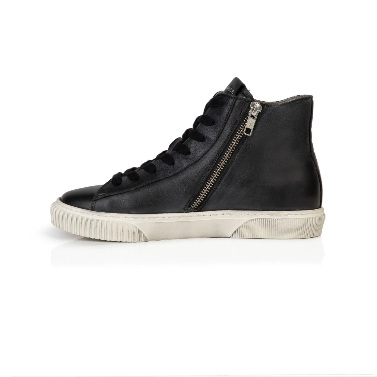 Basquette: Vintage Black High Top Trainers