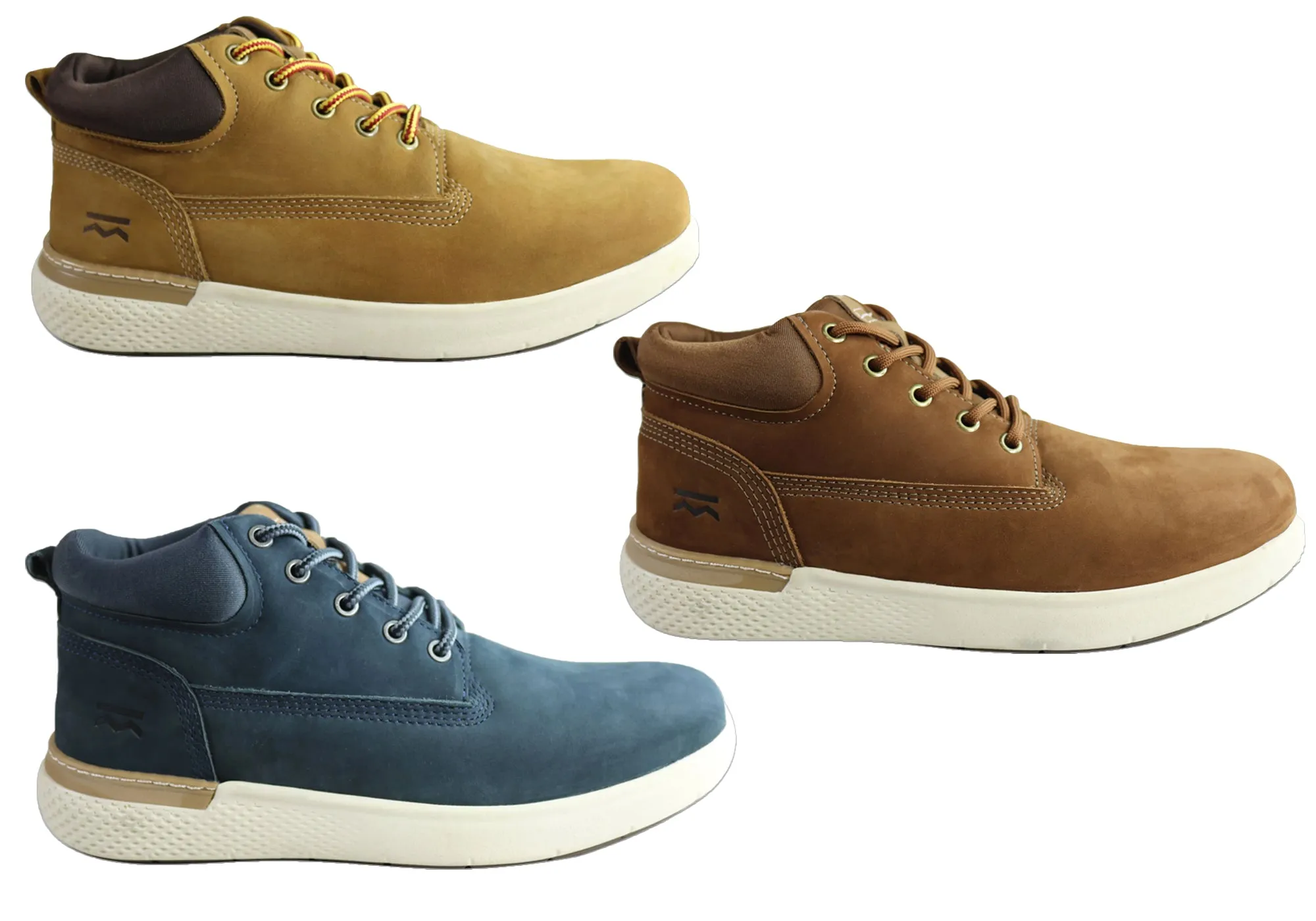 Bradok Cruizer BTS Mens Comfort Leather Casual Boots Made In Brazil
