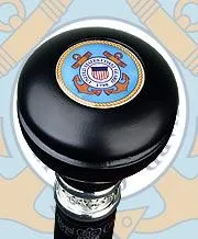 Coast Guard Knob Stick: Large Knob, Pewter Collar