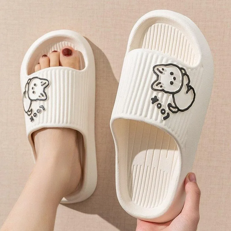 Comfort Slides Cat House Slippers