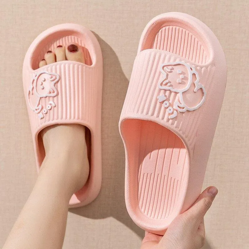Comfort Slides Cat House Slippers