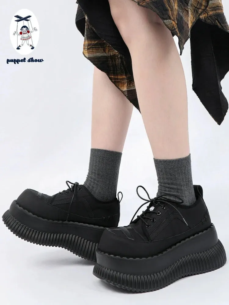 Dark platform shoes【s0000010083】