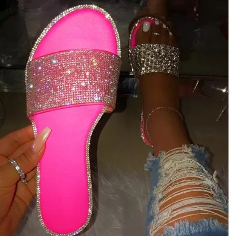 Diamond shining slippers SY0019