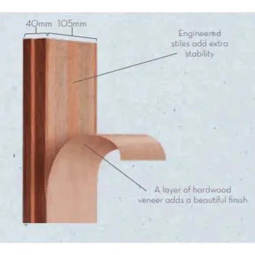 Door Stable Vertical Panel Hardwood