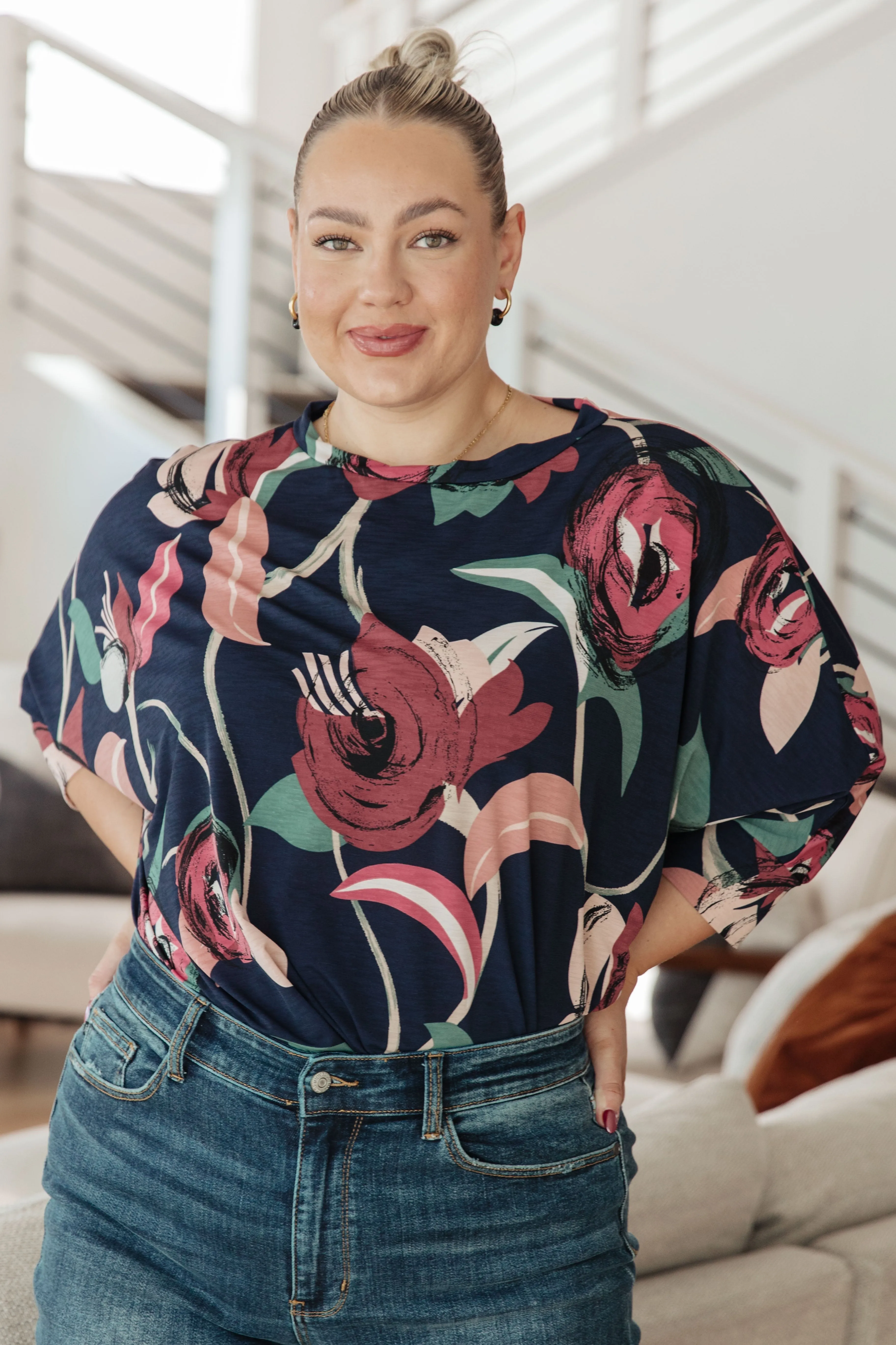 Float On Floral Top by Sew in Love