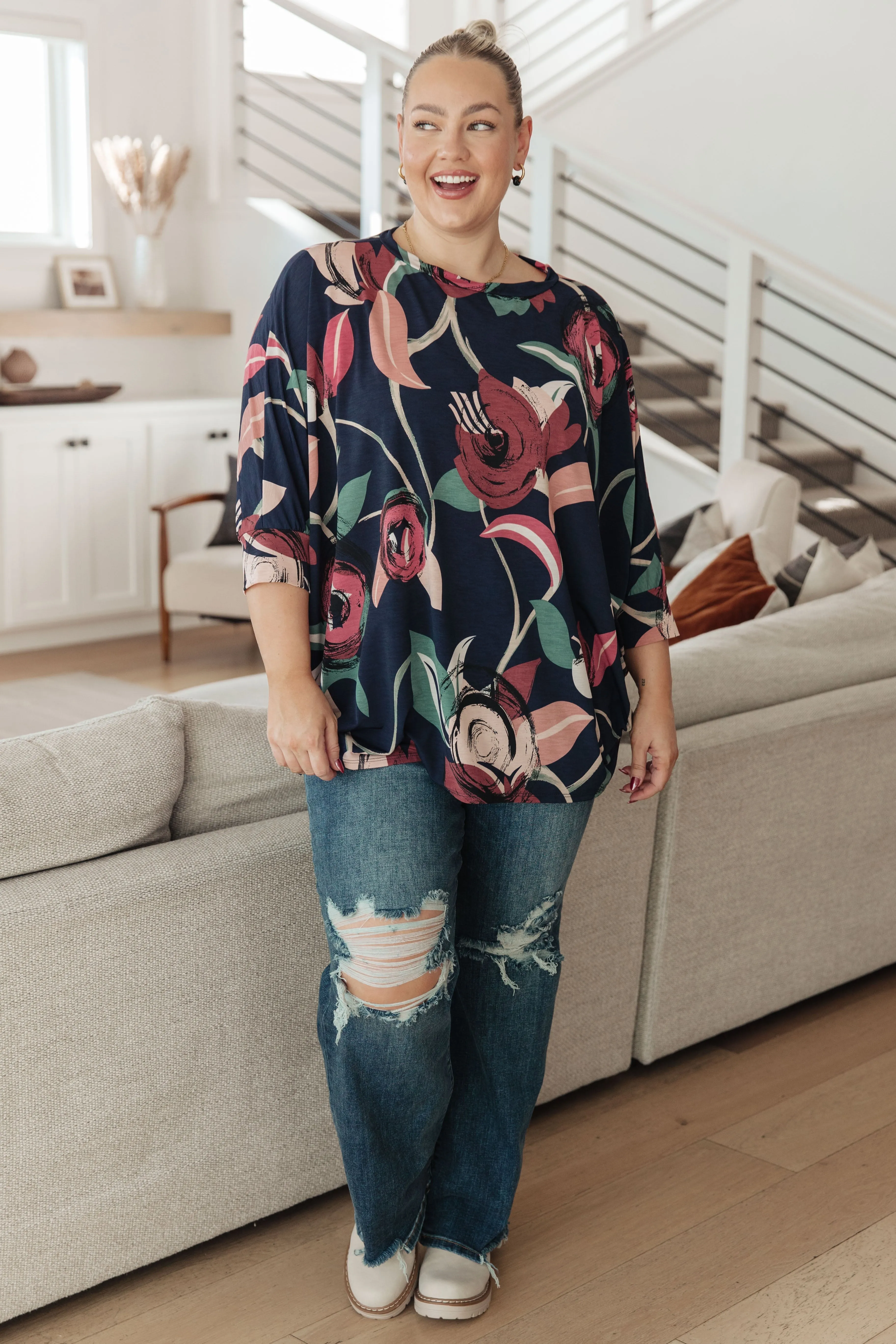 Float On Floral Top by Sew in Love