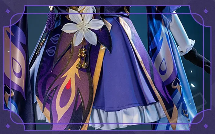 Genshin Impact Keqing Cosplay Costume