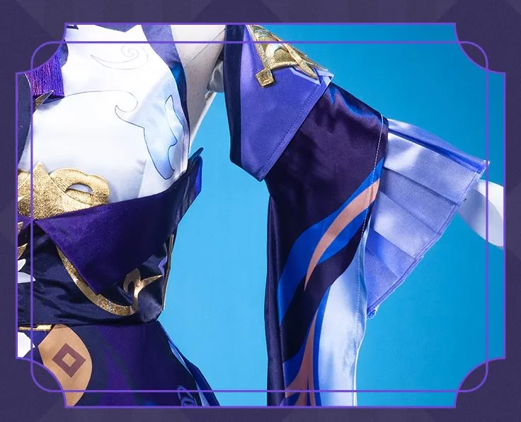 Genshin Impact Keqing Cosplay Costume