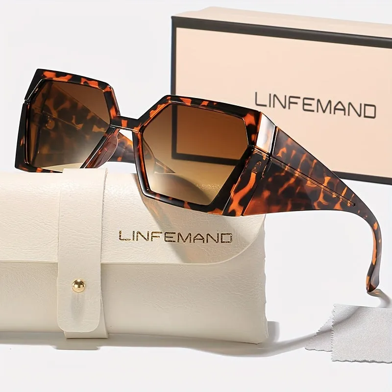 Geometric Frame Sports Glasses for Women