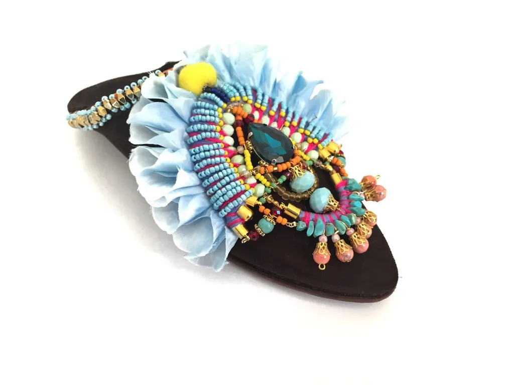 GIULIA EMBELLISHED SLIPPERS