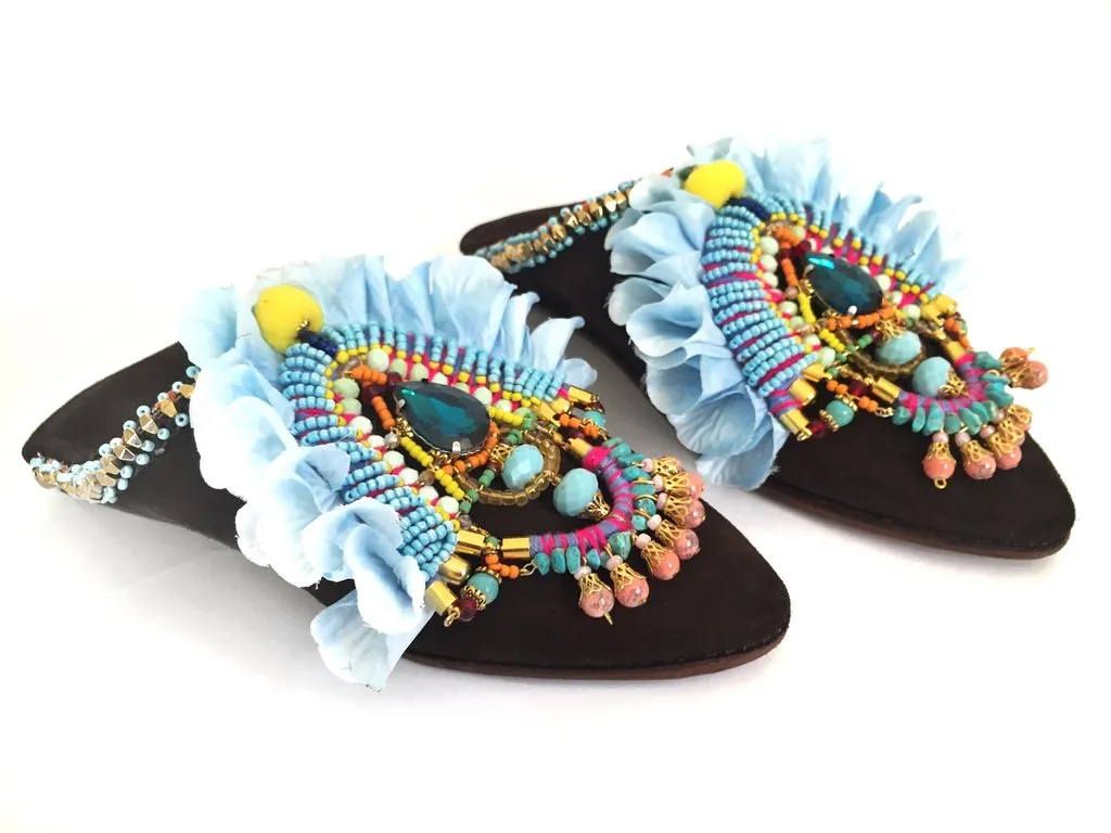 GIULIA EMBELLISHED SLIPPERS