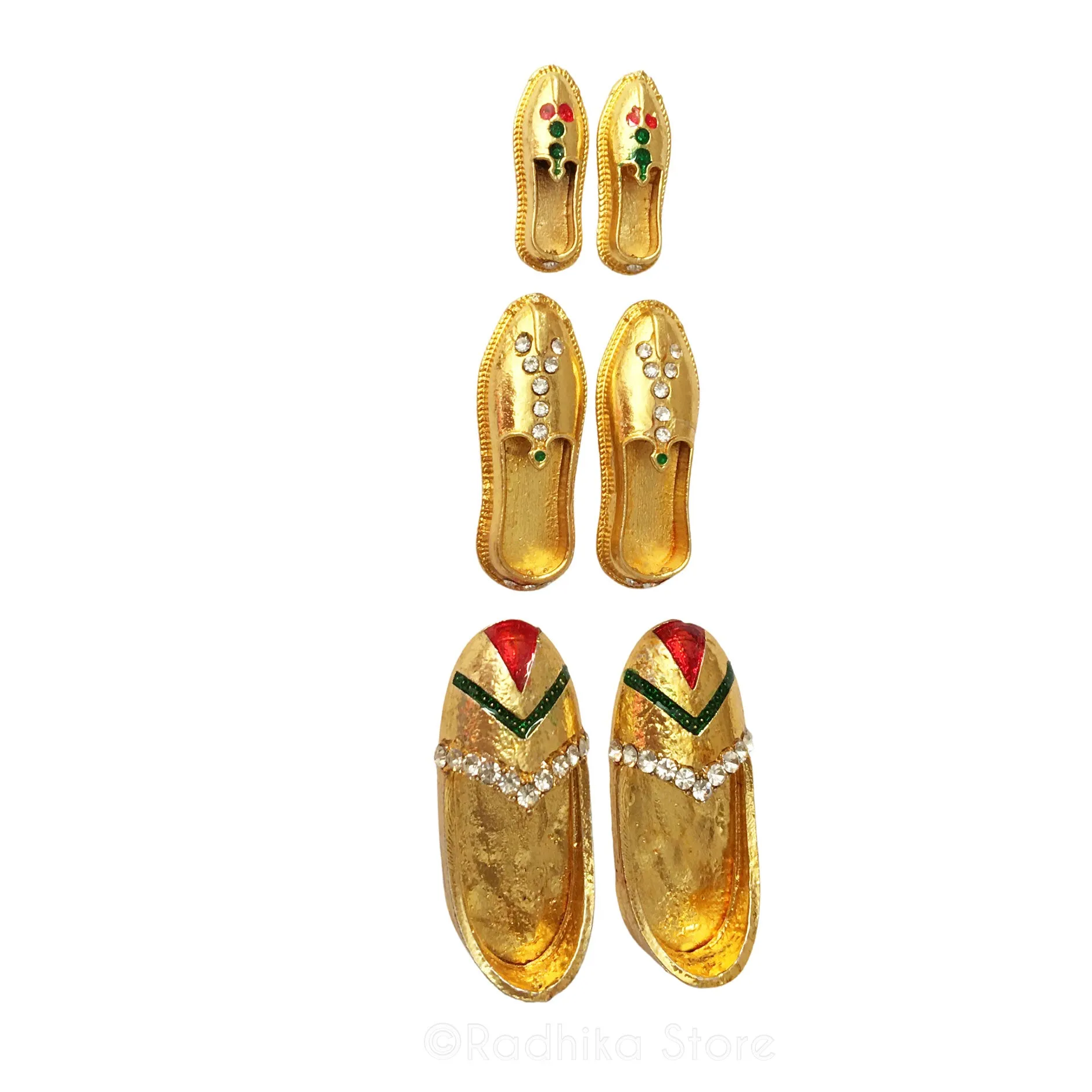 Golden Deity Slippers - Shoes
