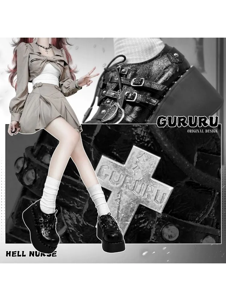 Hot girl platform shoes【s0000004039】