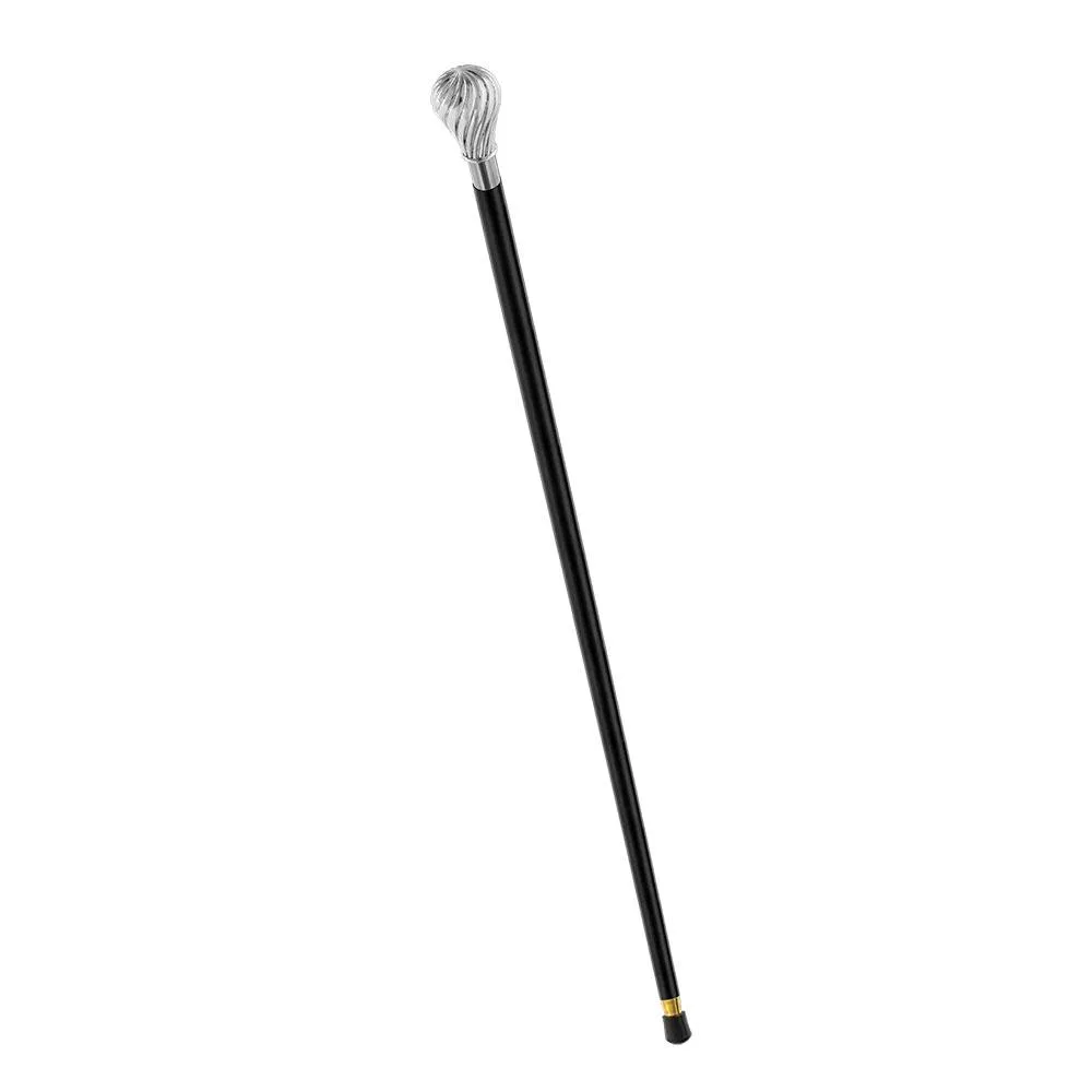 Italian Luxury: Spiral Bulb Knob Stick, Crafted in 925r Silver