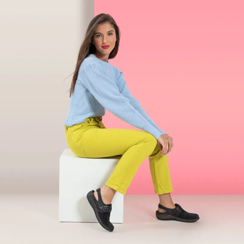 Leni Slingback Clog in Black