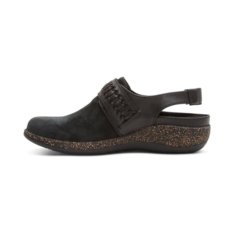 Leni Slingback Clog in Black