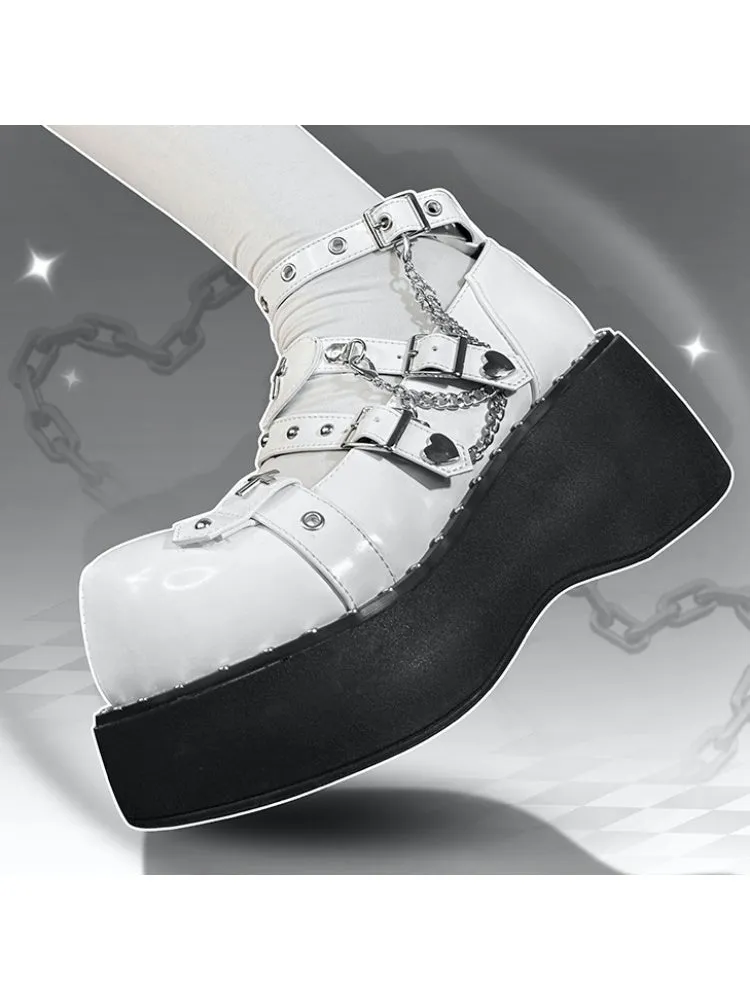 Lolita Punk Style  y2k Subculture  Platform Shoes【s0000001908】