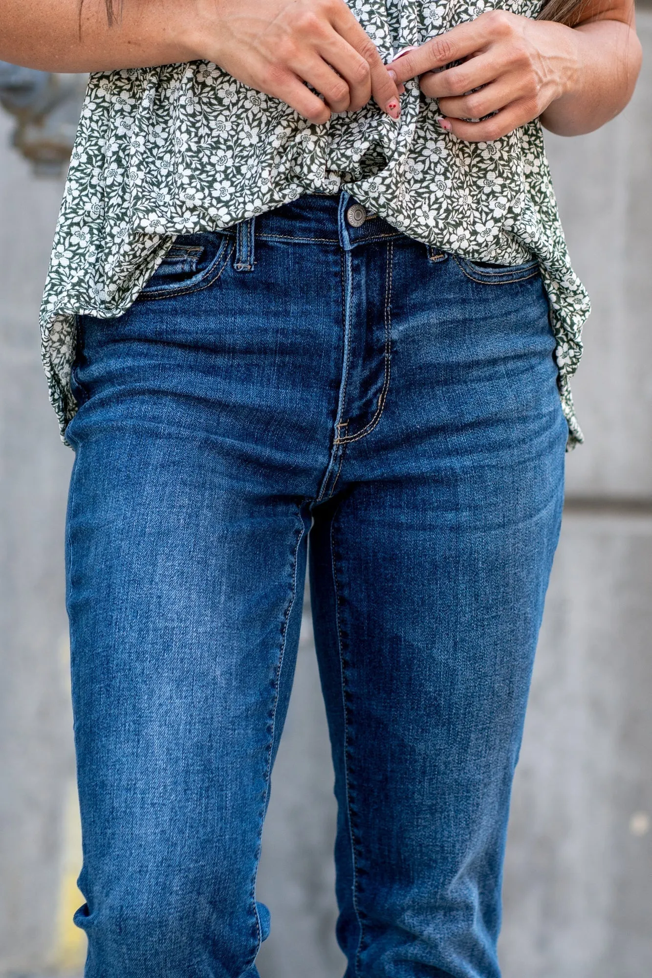 Marshall Mid Rise Cuffed Boyfriend Regular & Plus Sizes