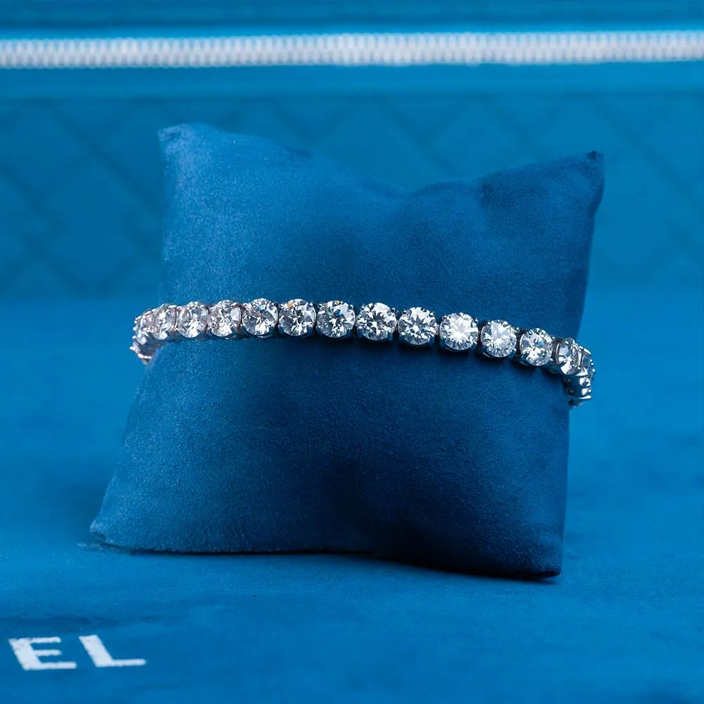 Moissanite Tennis Bracelet 14K Gold (ALL SIZES)