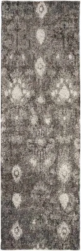 Nyonwil Modern Charcoal/Ivory Area Rug